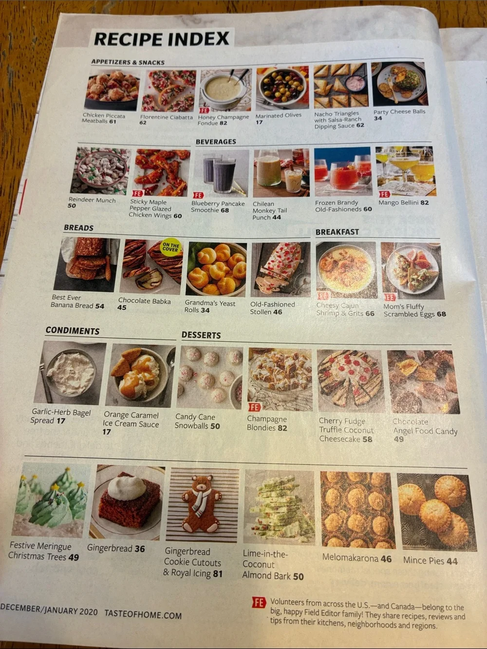 Lot of three Taste of Home cookbook Magazines